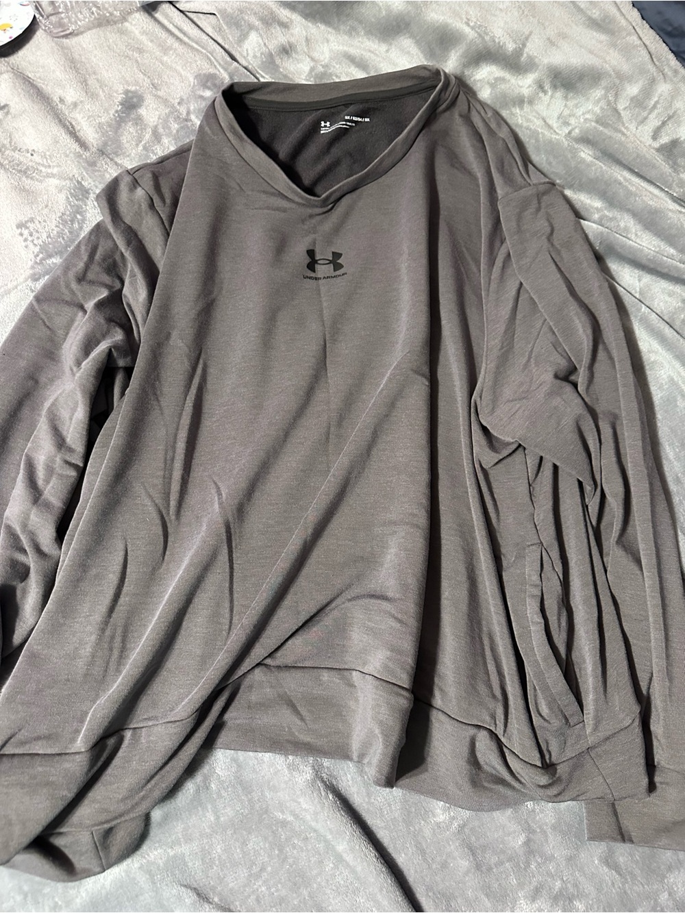 Under Armour Women's Long Sleeve Crew Sweatshirt — Gray